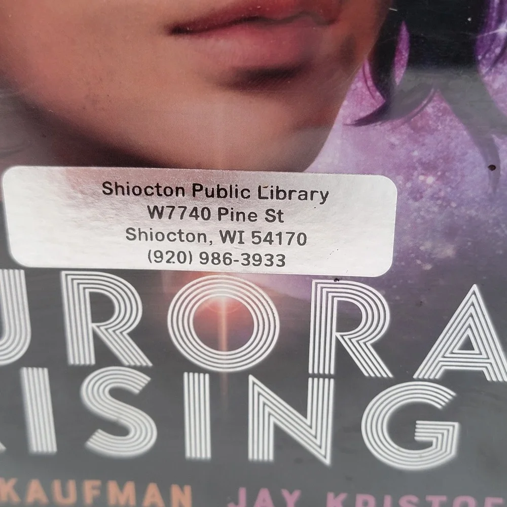 Amie Kaufman Aurora Rising Hardcover First Edition Ex-Library YA Sci-Fi Good